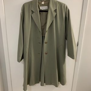 Max Mara vintage khaki trench coat